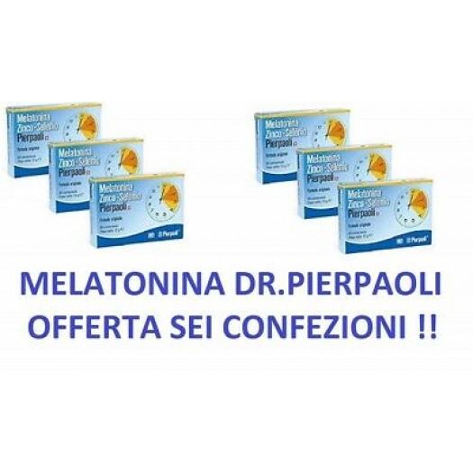 Melatonina Zinco-Selenio Dr Pierpaoli Offerta 6 confezioni