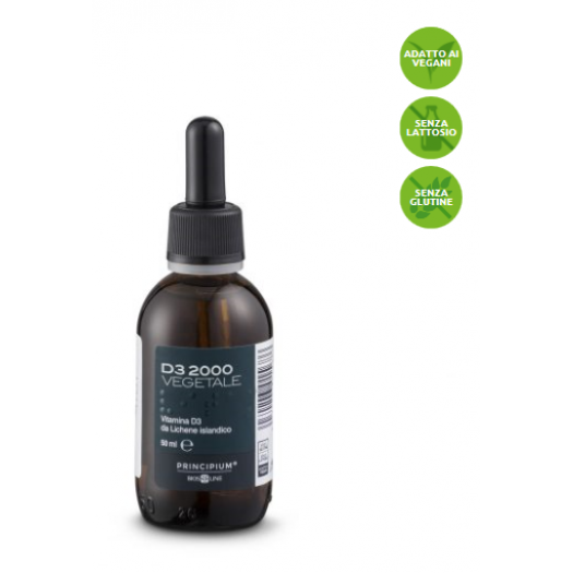 Principium Vit. D3 2000 Vegetale Gocce BiosLine