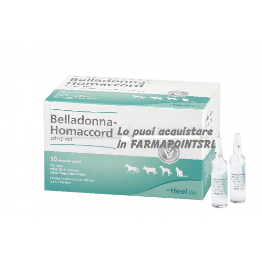 Belladonna Homaccord VETERINARIO 50 Fiale 