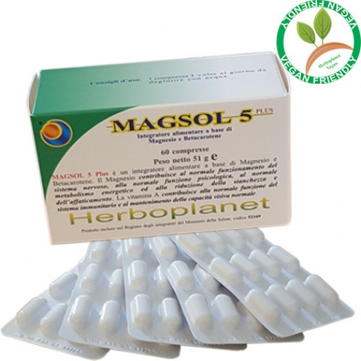 MAGSOL 5 PLUS 60CPR – HERBOPLANET