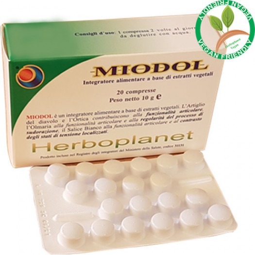 MIODOL 20 COMPRESSE BLISTER 10GR – HERBOPLANET