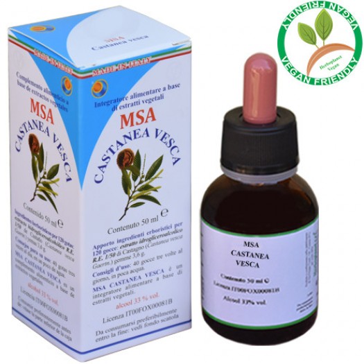 MSA CASTANEA VESCA 50ML – gemme (Castagno) – HERBOPLANET