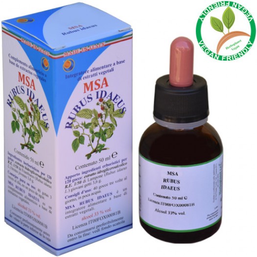 MSA RUBUS IDAEUS 50ML – giovani getti (Lampone) – HERBOPLANET