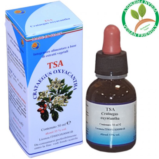 TSA CRATAEGUS OXYACANTHIA 50ML – fiori e foglie (Biancospino) – HERBOPLANET