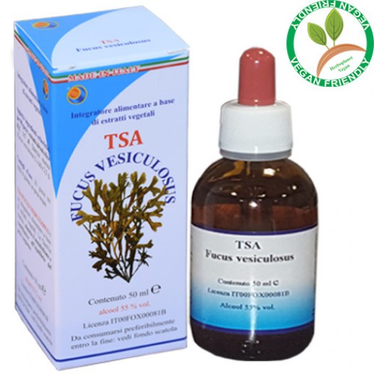 TSA FUCUS VESICULOS 50ML – tallo (Quercia Marina) – HERBOPLANET