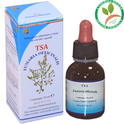 TSA FUMARIA OFFICINALIS 50ML – sommità (Fumaria, Fumosterno) – HERBOPLANET