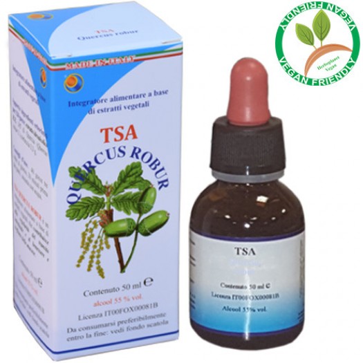 TSA QUERCUS ROBUR 50ML – corteccia (Quercia) – HERBOPLANET