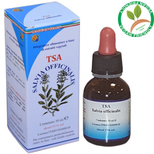 TSA SALVIA OFFICINALIS 50ML – foglie (Salvia) – HERBOPLANET