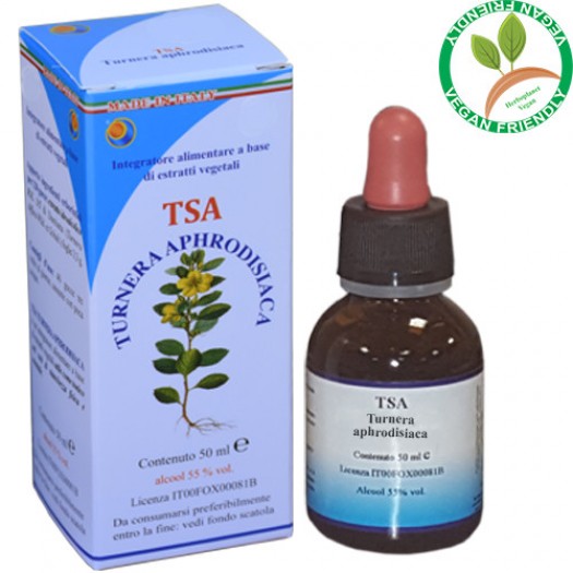 TSA TURNERA APHRODISIACA 50 ML– foglie (Damiana) – HERBOPLANET