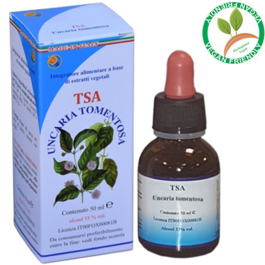 TSA UNCARIA TOMENTOSA 50ML – parte Interna della corteccia delle radici (Unghia di gatto) – HERBOPLANET