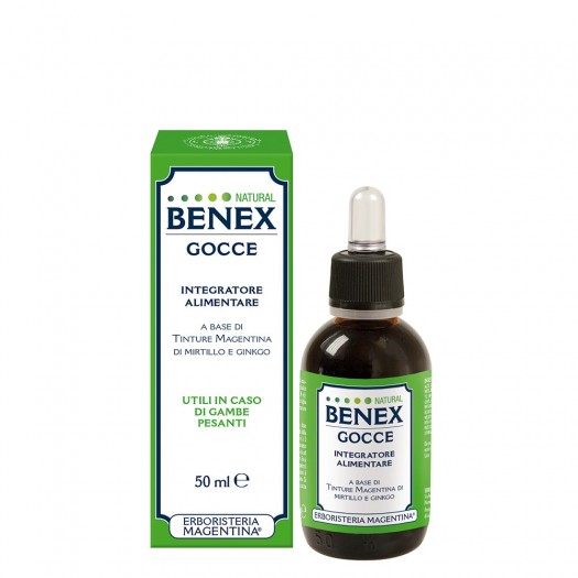 Natural Benex Gocce 50ml Stimola la Circolazione venosa e linfatica