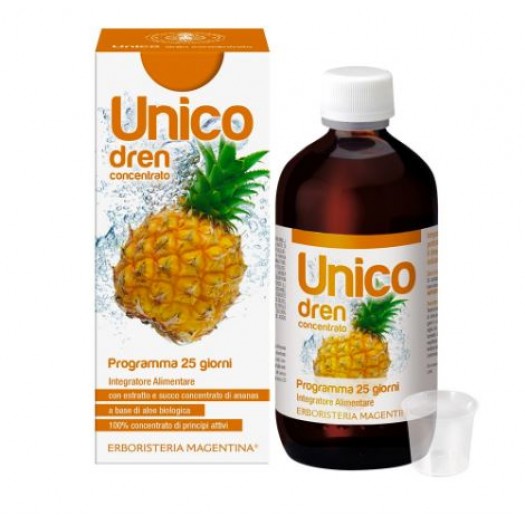 Unico Dren 250ml con estratto di Ananas