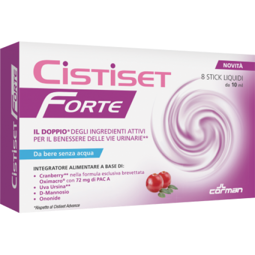 Cistiset Forte 8 Stick + Lady Presteril Proteggislip 100% Cotone