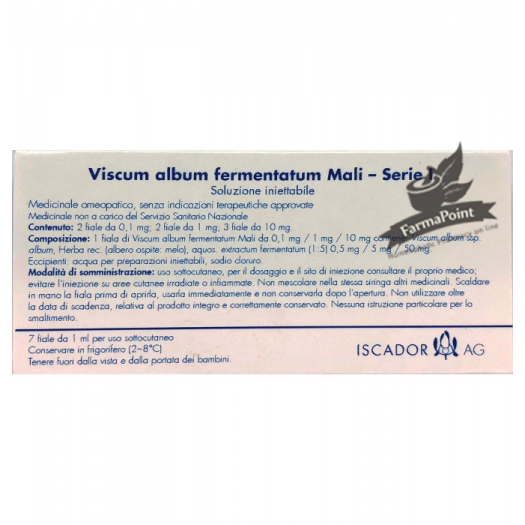 VISCUM ALBUM FERMENTATUM MALI SERIE II 7 FIALE